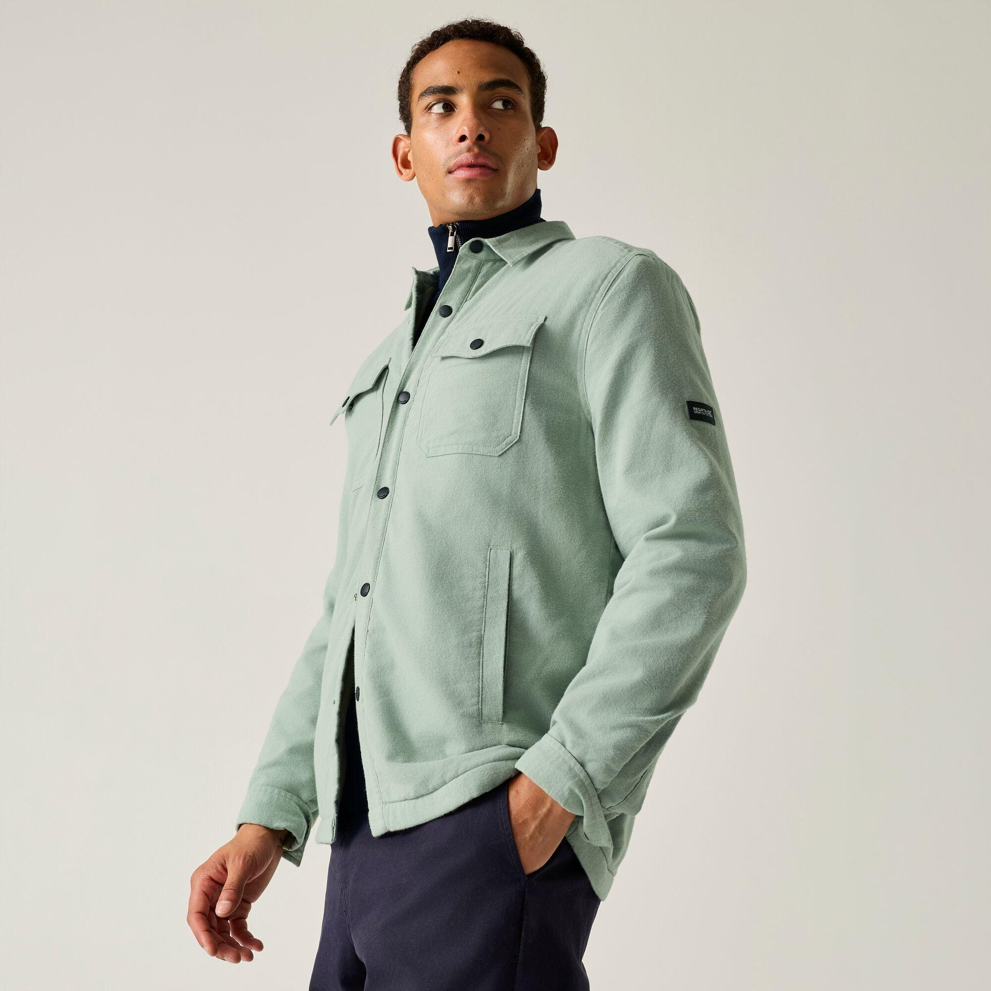 Glacier Green(A - Regatta - Mens Spennith Shacket - 2