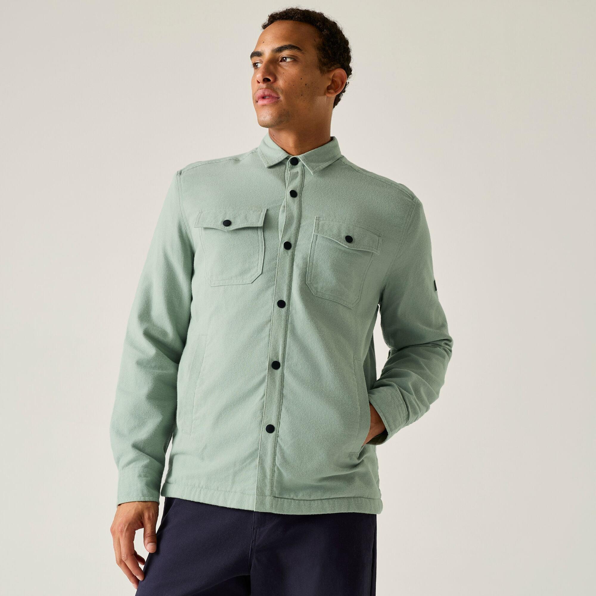 Glacier Green(A - Regatta - Mens Spennith Shacket - 5