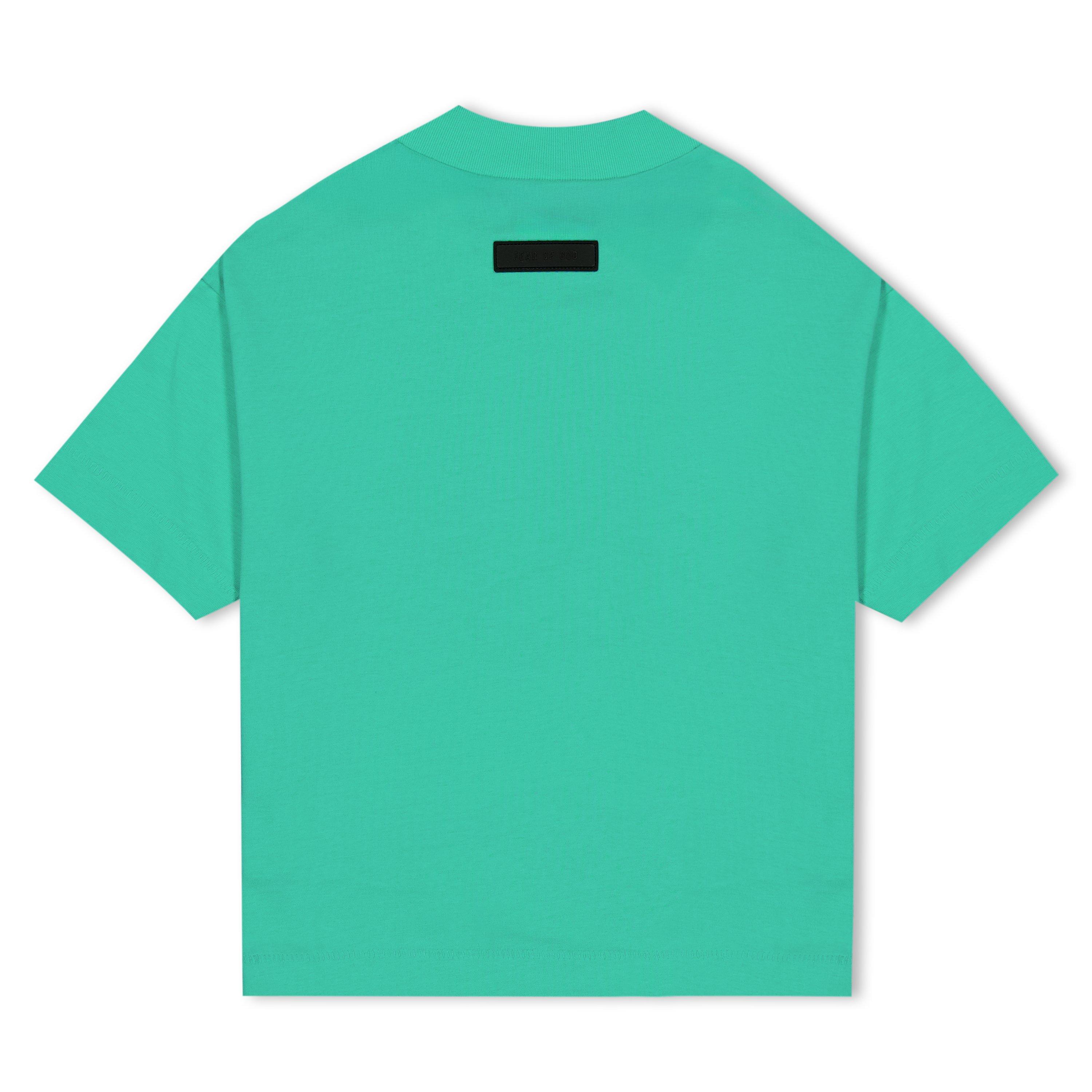 Mint Leaf - Fear Of God Essentials - Unisex Kids' Crewneck T-Shirt Crew Neck Jumper - 2