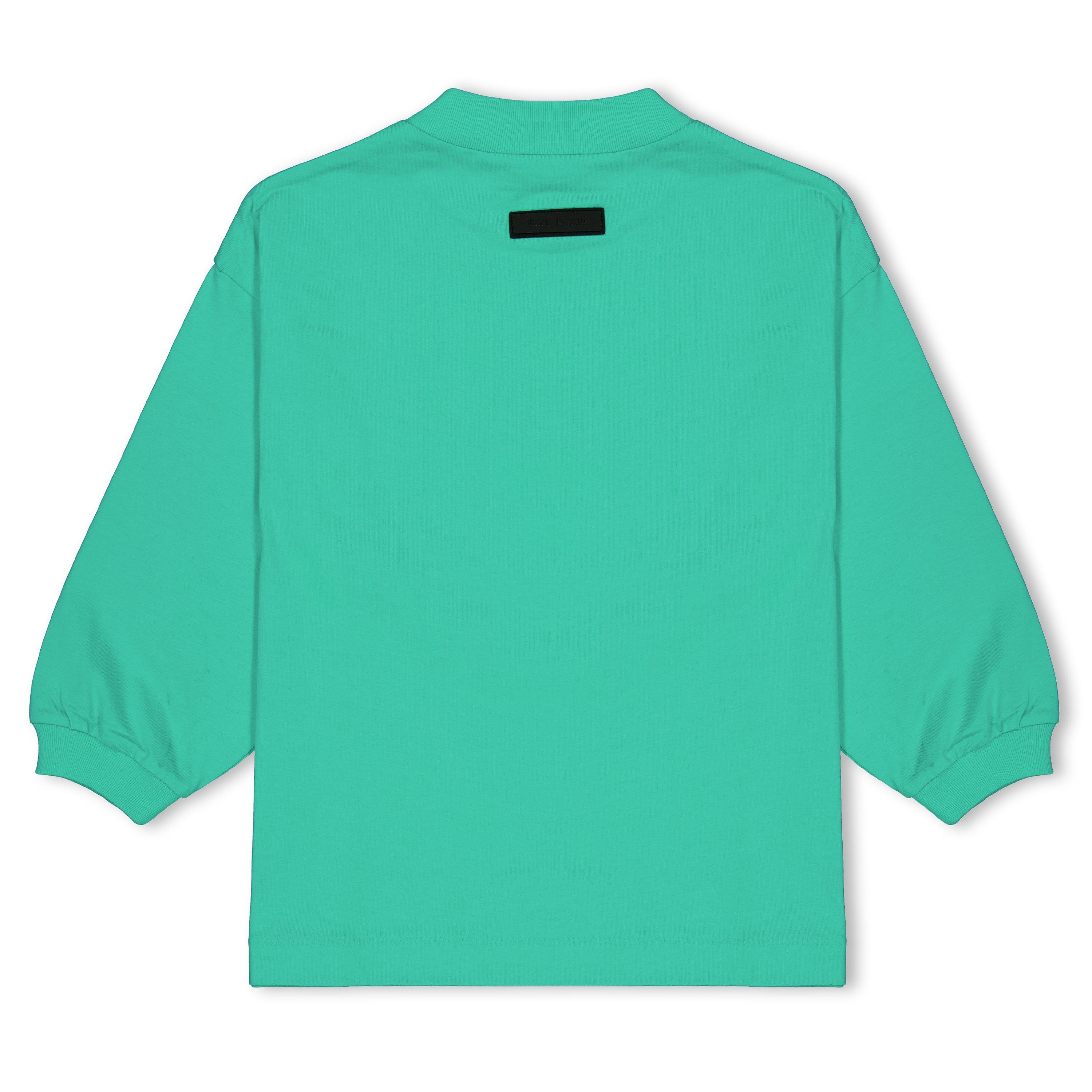 Mint Leaf - Fear Of God Essentials - Unisex Kids' Long Sleeve Plain Shirt - 2