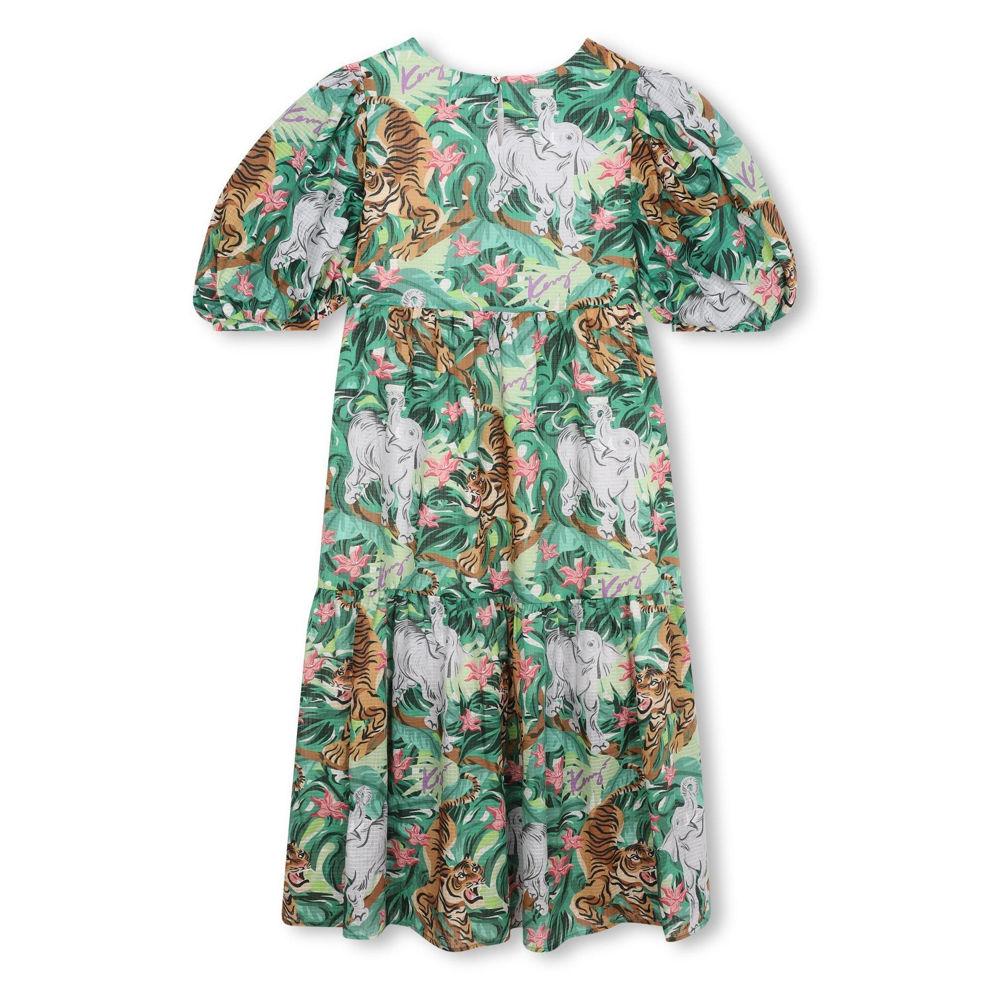 Forest Green - Kenzo - Kids' Graphic Print Jumper Dress - 2