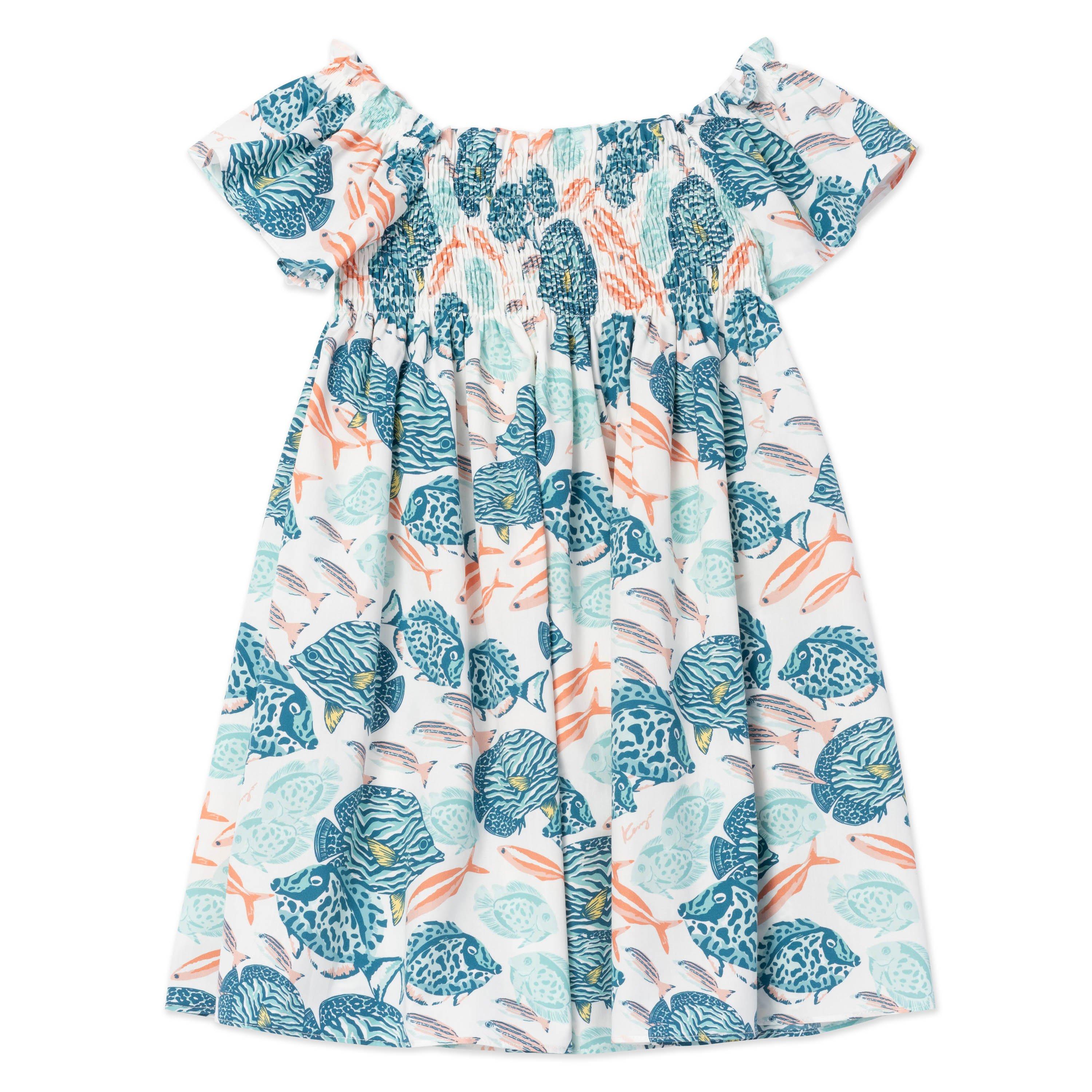 White - Kenzo - Kids' Smock Dress - 1