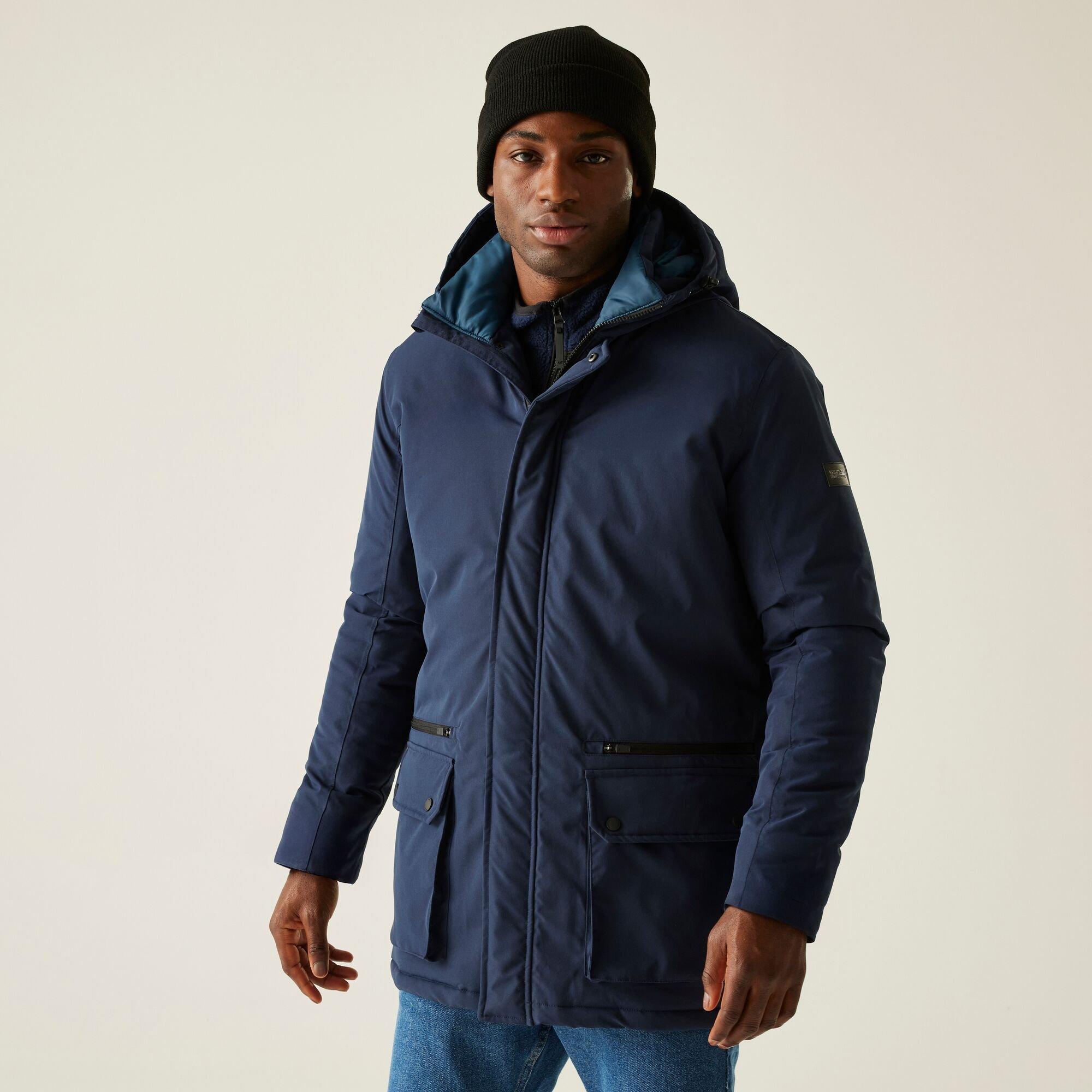 Navy Blue - Regatta - Men's Rhodo Waterproof Insulated Jacket - 1