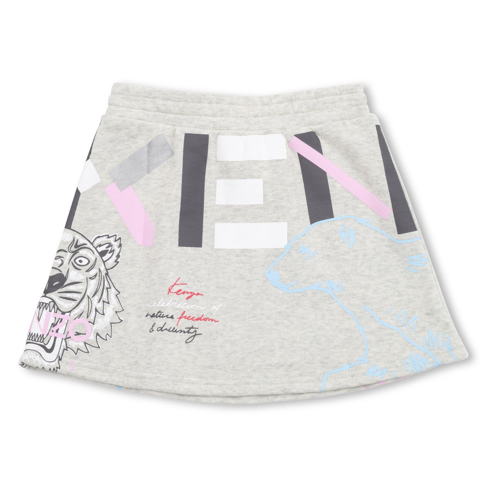 Stone - Kenzo - Kids' Logo Jersey Skirt - 2