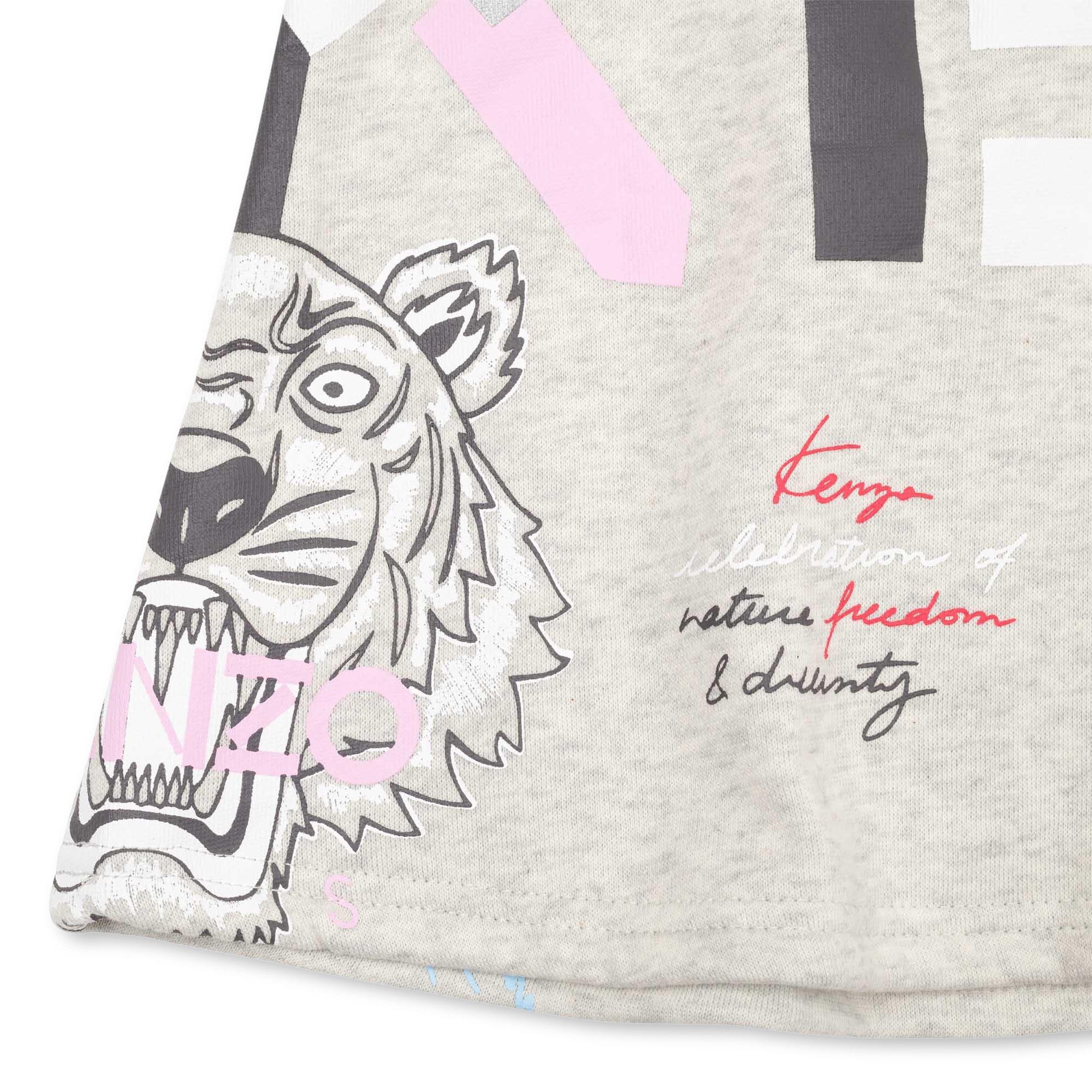 Stone - Kenzo - Kids' Logo Jersey Skirt - 3