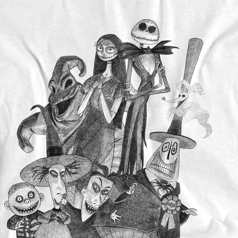 White - The Nightmare before Christmas - The Nightmare Before Christmas Jack Sally Monster - 2