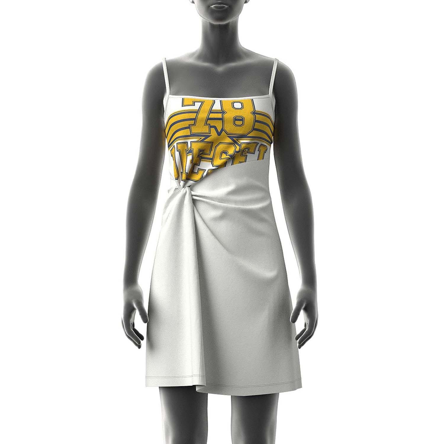 White - Diesel - D-Knotty Dress - 1