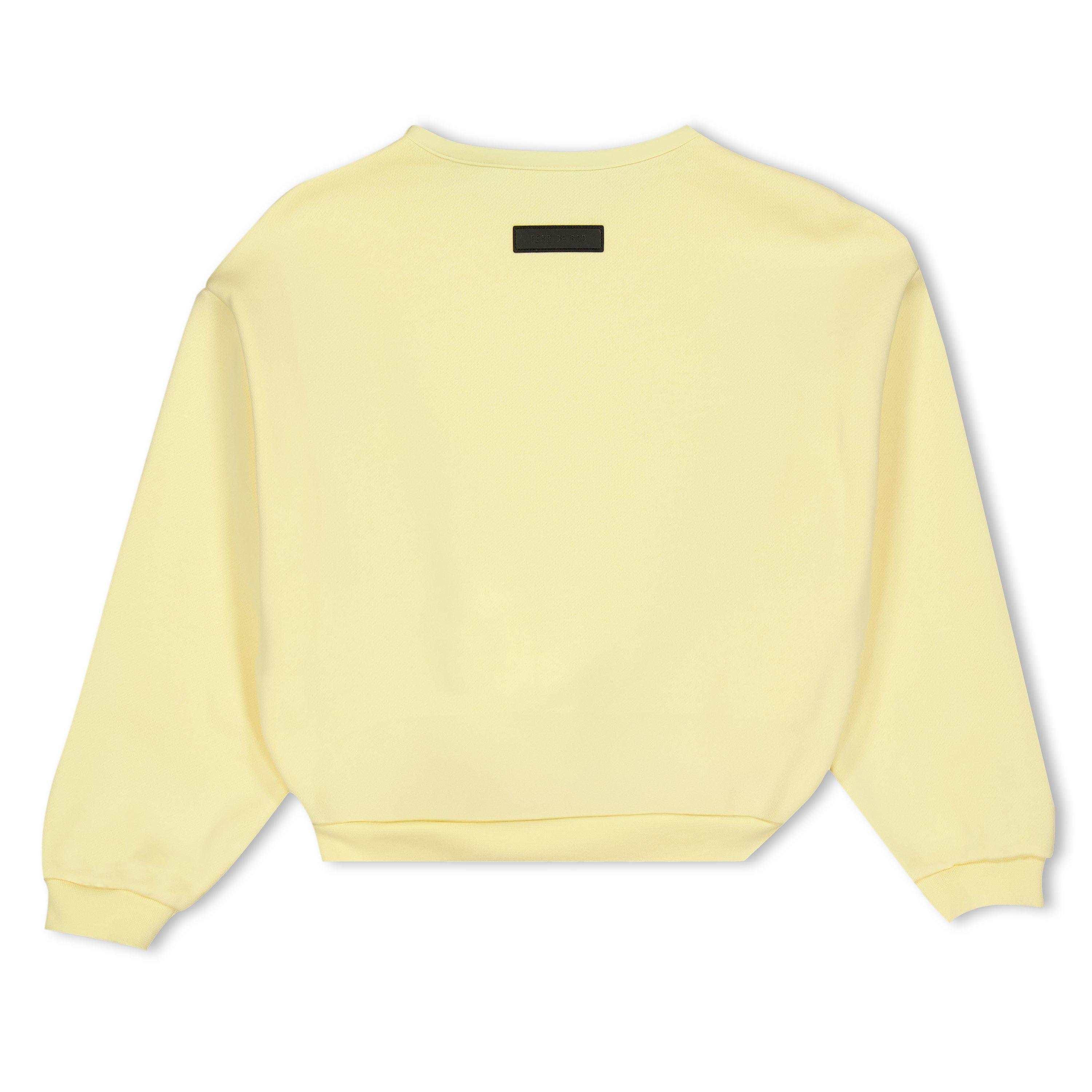Garden Yellow - Fear Of God Essentials - Unisex Kids' Crewneck Sweater Crew Neck Jumper - 2