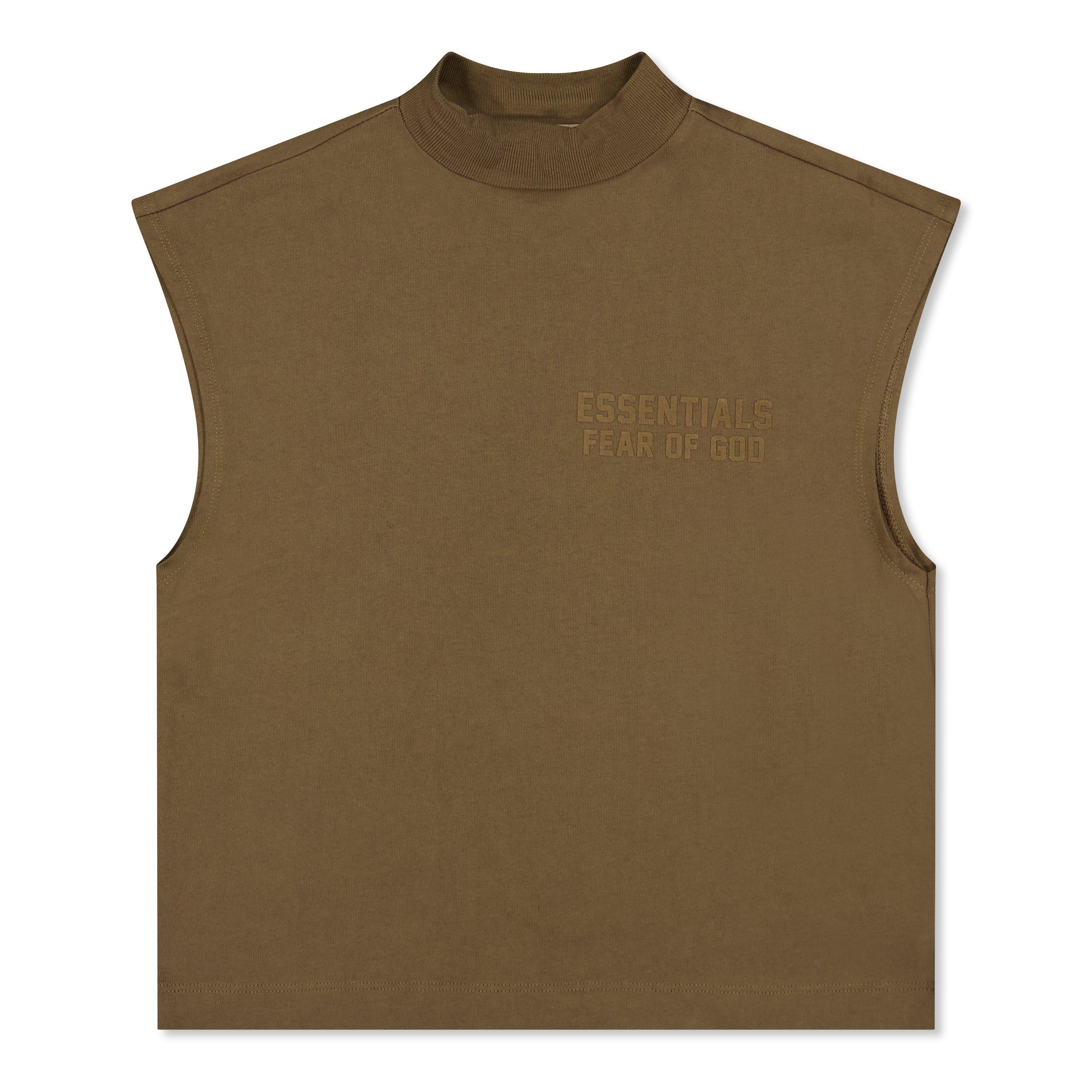 Fear Of God Essentials  Kids ' Muscle Tee Oversized T-Shirt - Wood - 12 Yrs