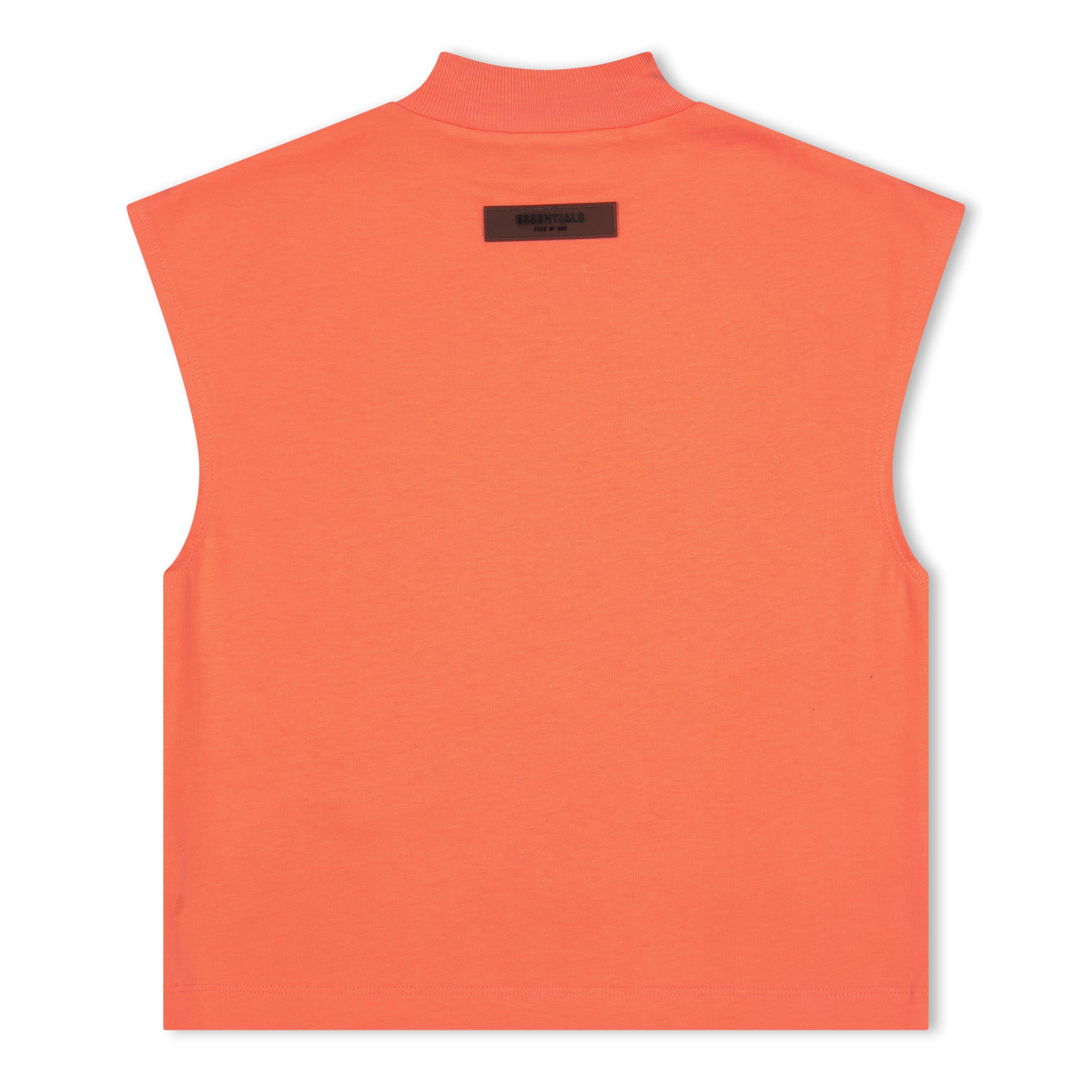 Coral - Fear Of God Essentials - Unisex Kids' Muscle Tee Oversized T-Shirt - 2