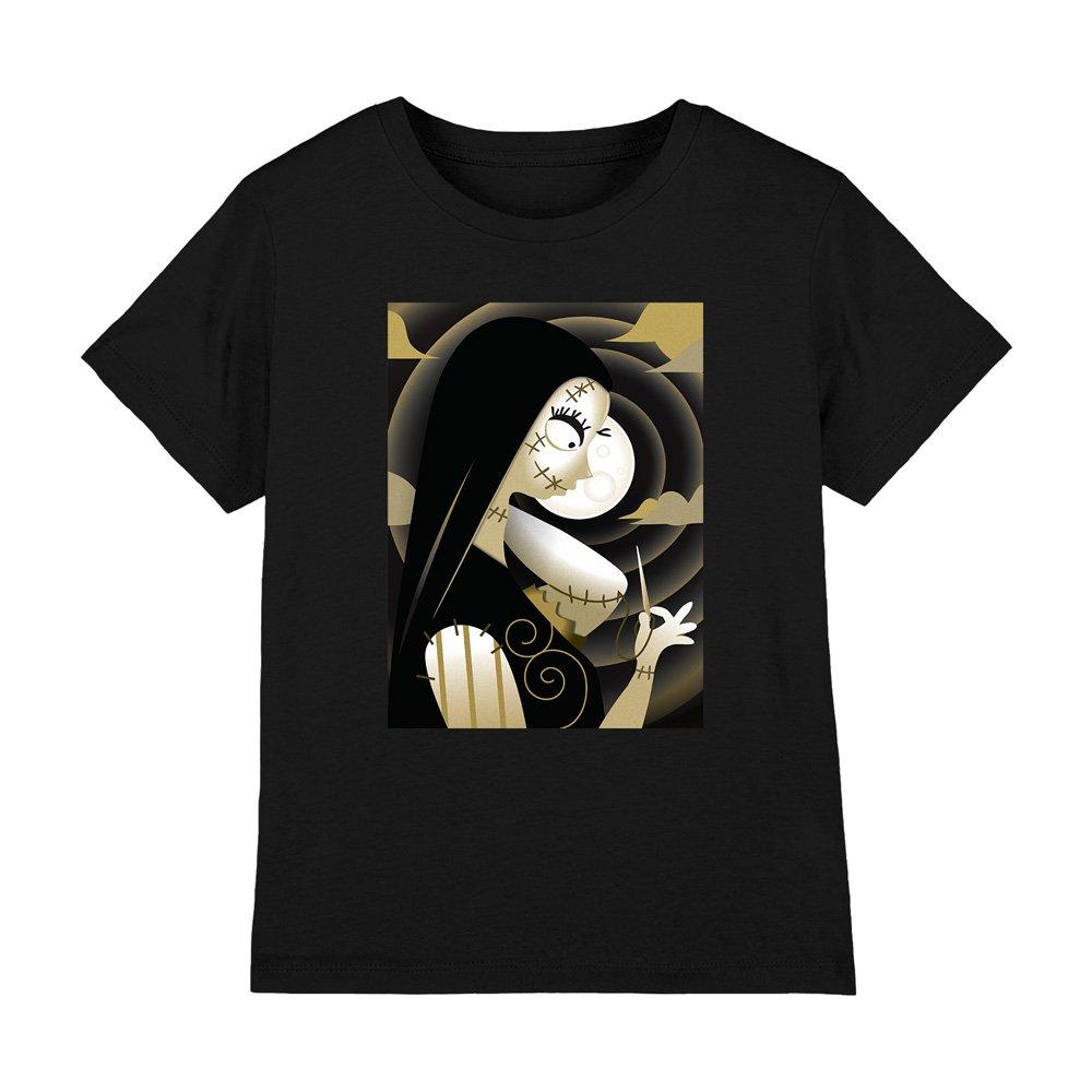 Black - The Nightmare before Christmas - The Nightmare Before Christmas Sally Shaded Kids T - 1