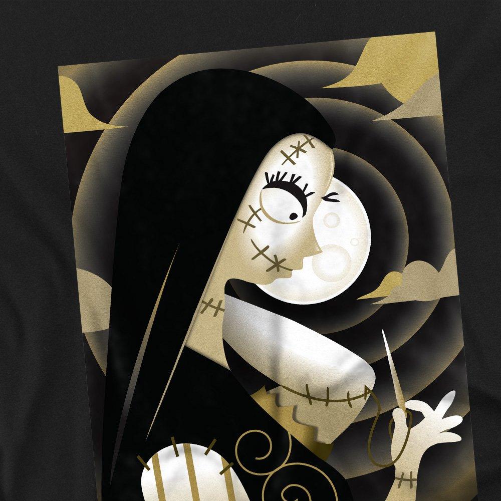 Black - The Nightmare before Christmas - The Nightmare Before Christmas Sally Shaded Kids T - 2