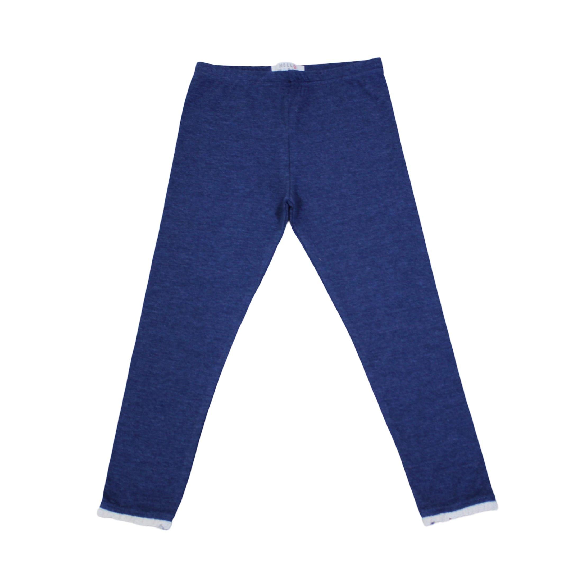 Green/Blue - Hello World - Sweatshirt & Leggings Set - 3