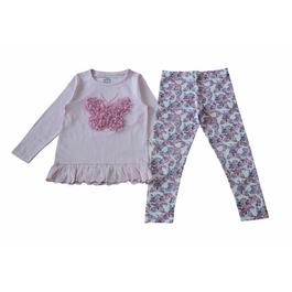 Hello World Toddler Girls 2 Piece Outfit