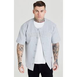 SikSilk Applique Logo Baseball Jersey