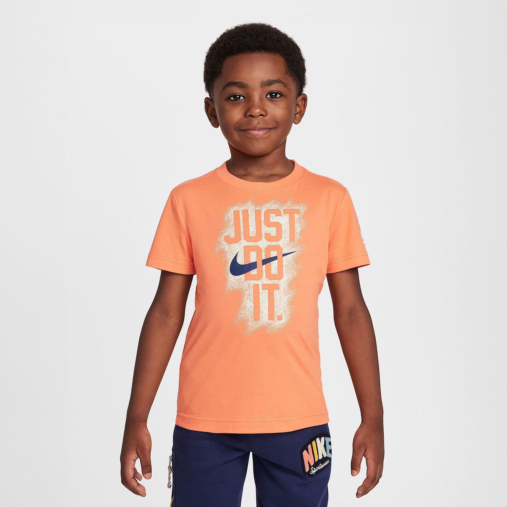 Lt Wild Mango - Nike - Power Play Just Do It T-Shirt Childrens - 5