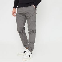 Threadbare Jogger Style Cargo Trousers with Stretch