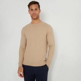 Threadbare Textured Knit Crew Neck Jumper