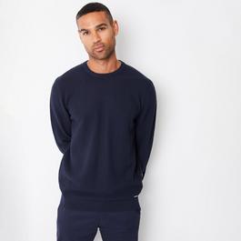 Threadbare Textured Knitted Crew Neck Jumper