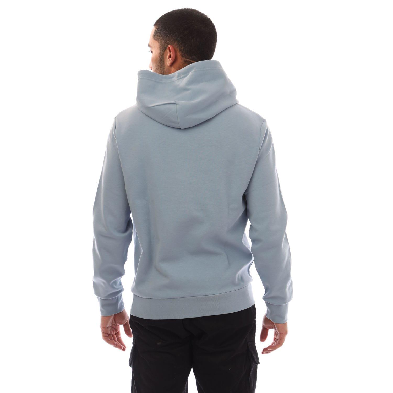 Blue - Ralph Lauren - Script Chest Logo Hoodie - 3