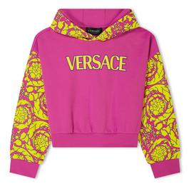 Versace Logo Cotton Hoodie Infants