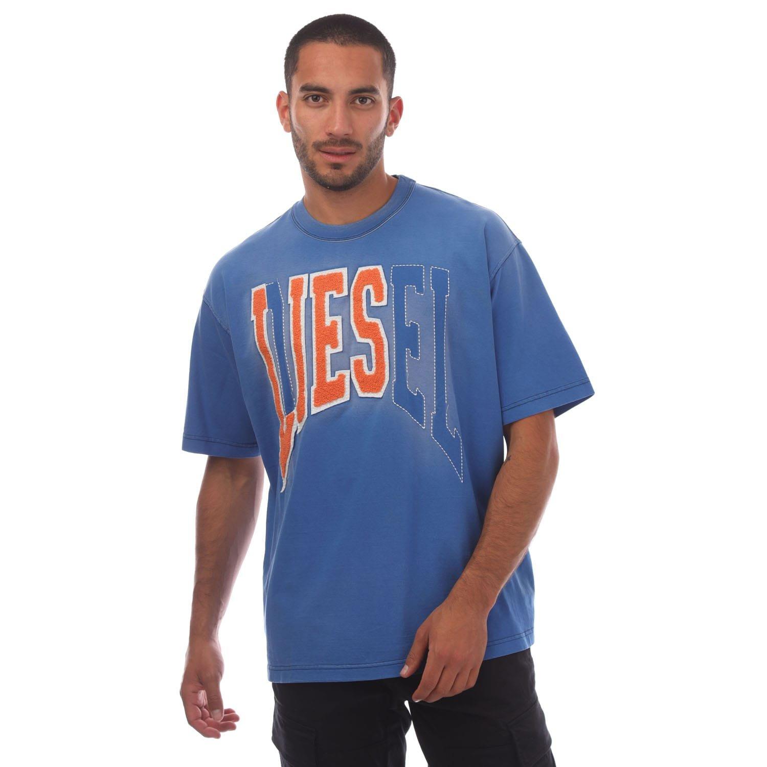 Blue - Diesel - T-Wash-N T-Shirt - 1