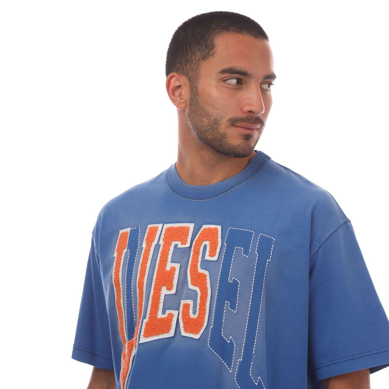 Blue - Diesel - T-Wash-N T-Shirt - 2