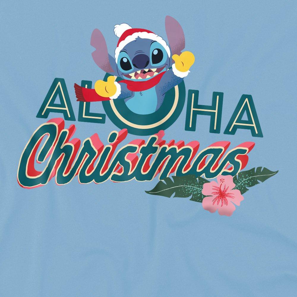 Light Blue - Disney - Lilo & Stitch Aloha Christmas With Stitch Kids T-S - 2