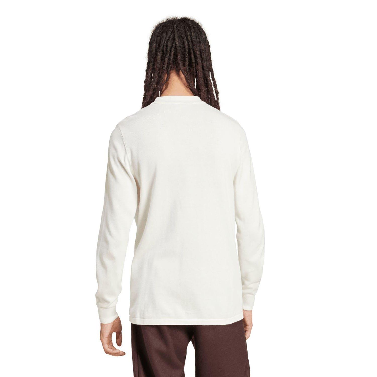 Off White - adidas Originals - Premium Long Sleeve Polo Shirt - 3