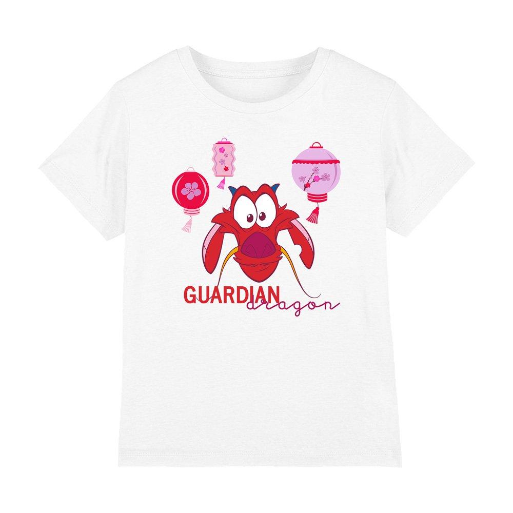 White - Disney - Mulan Mushu Guardian Dragon T-Shirt White - 1