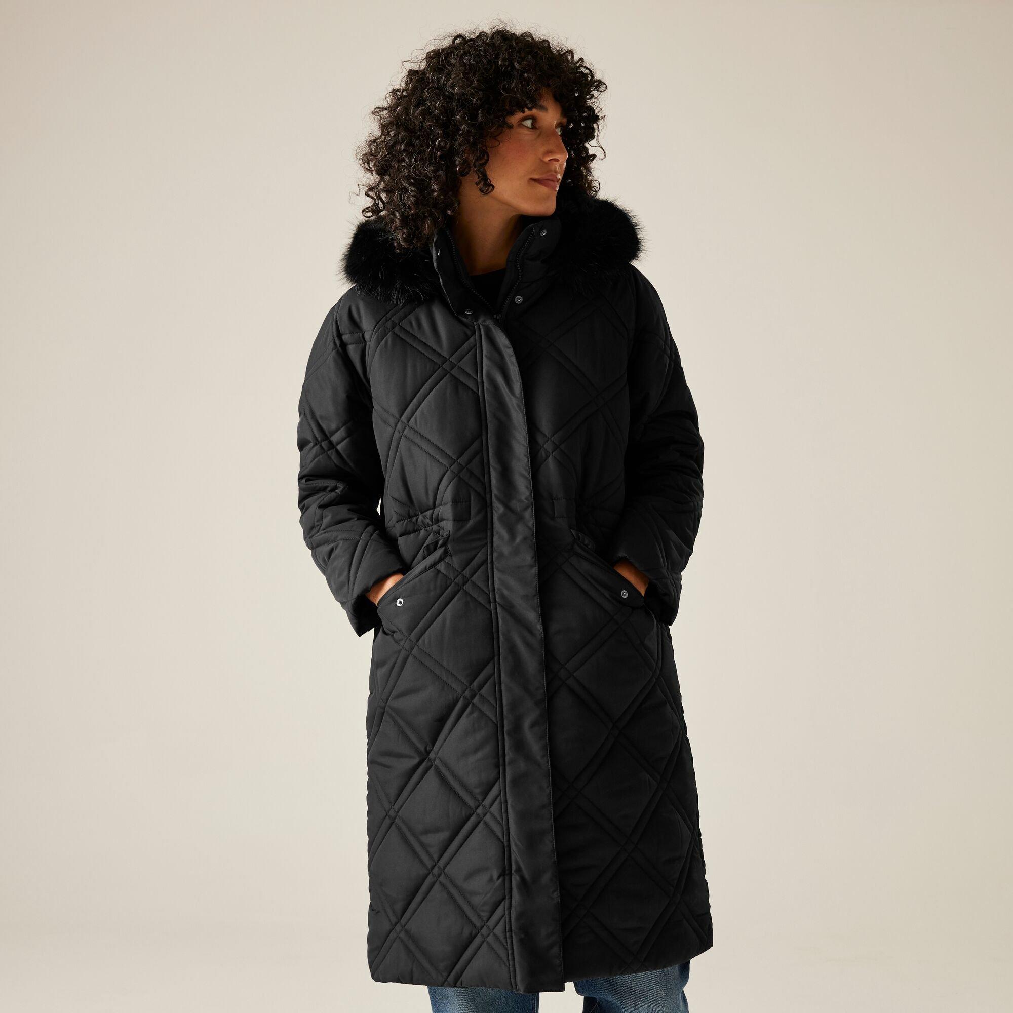 Regatta Women's Freyla Water Resistant Insulated Quilted Jacket - Black - 18
