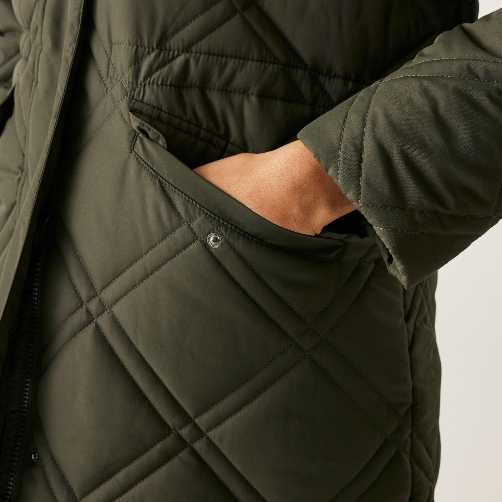 Dark Khaki - Regatta - Women's Freyla Water Resistant Insulated Quilted Jacket - 5