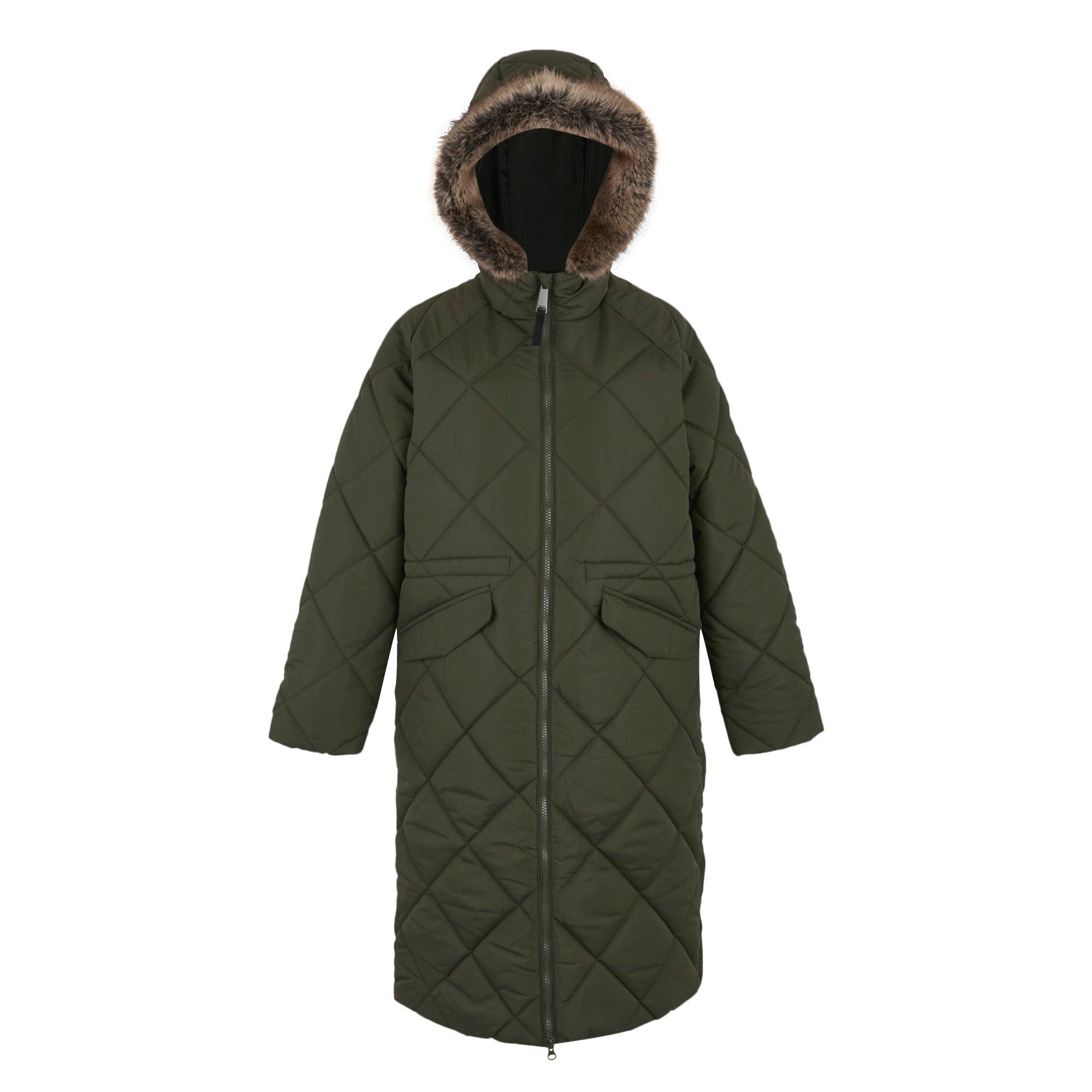 Dark Khaki - Regatta - Women's Freyla Water Resistant Insulated Quilted Jacket - 7