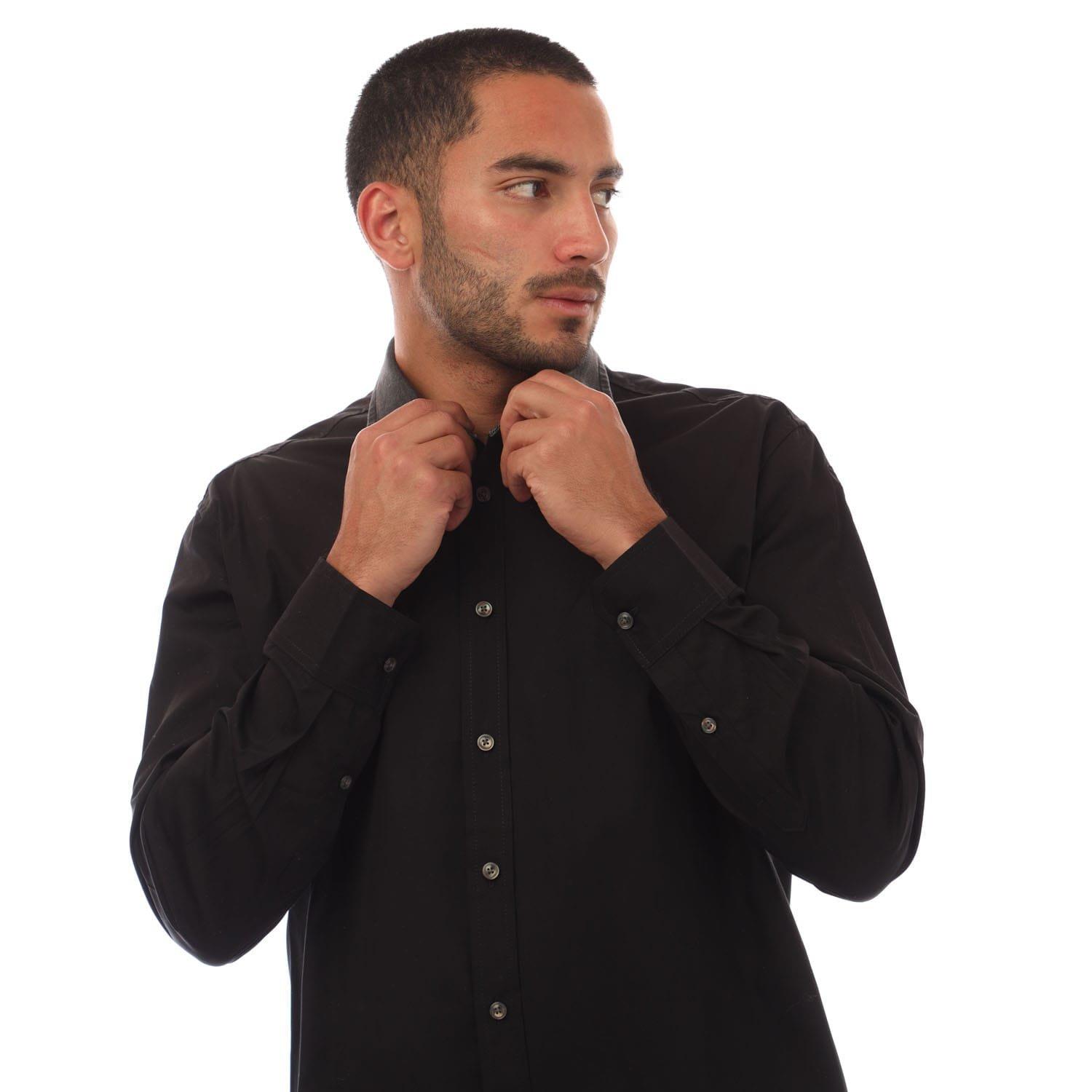 Black - Diesel - S-Holls Long Sleeve Shirt - 2