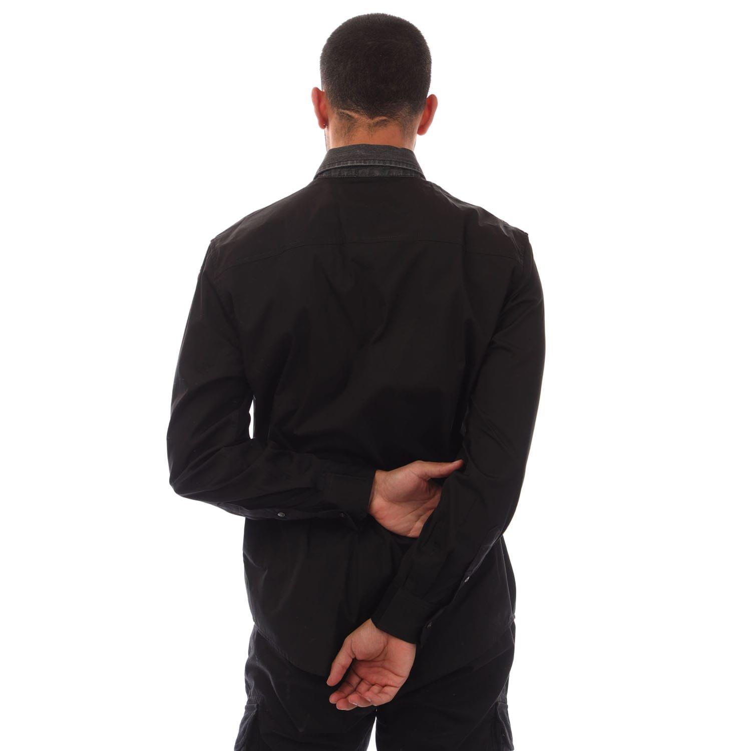 Black - Diesel - S-Holls Long Sleeve Shirt - 3