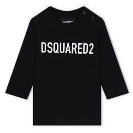 DSquared2 DSQ LS Logo Tee In34