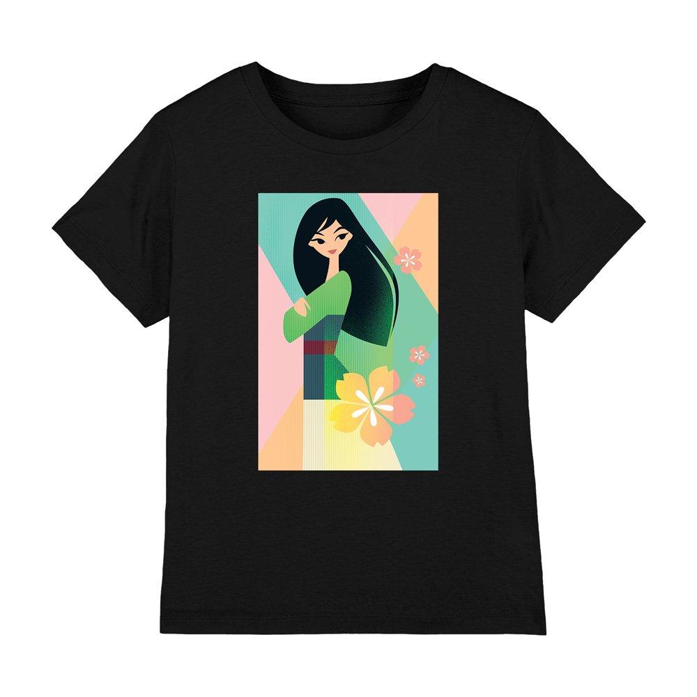 Black - Disney - Mulan Simplistic Illustration T-Shirt Black - 1