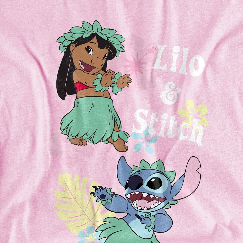 Light Pink - Disney - Lilo & Stitch Hula Girl T-Shirt Light Pink - 2