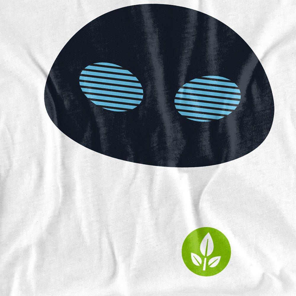 White - Disney - Disney Walle Eve Face Kids T-Shirt White - 2
