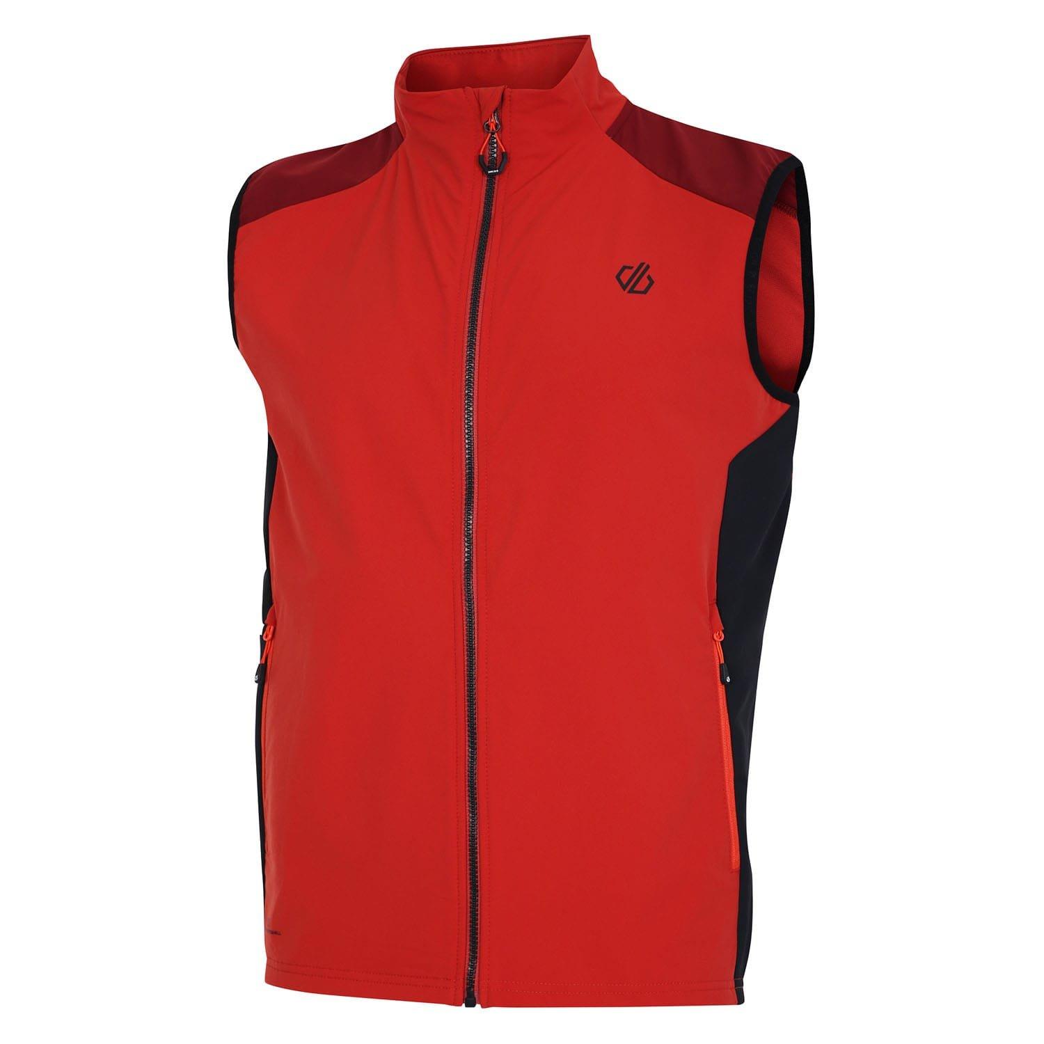 Red Black - Dare 2b - Lattitudinal II Full-Zip Shell Gilet - 2