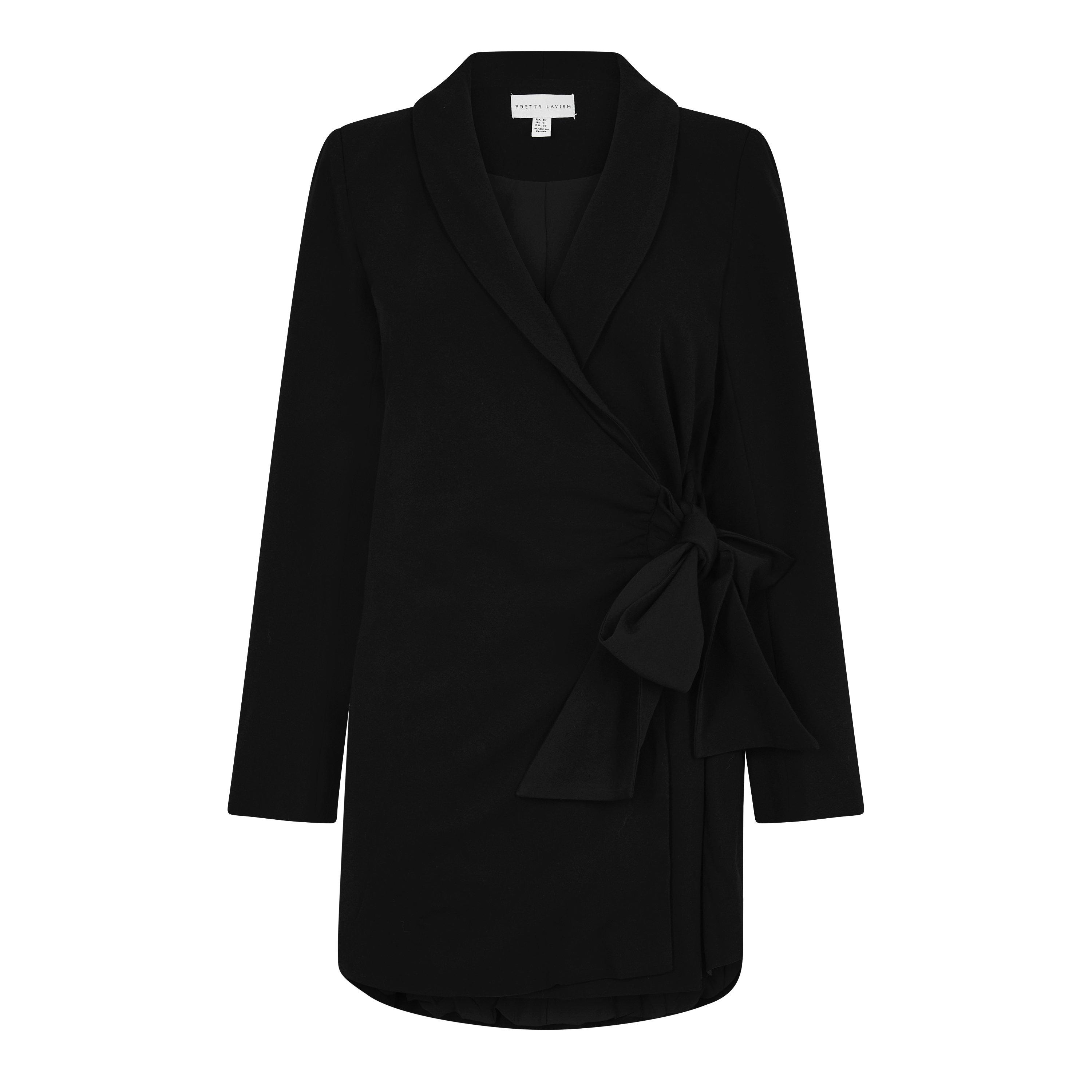Black - Pretty Lavish - Arielle Blazer Dress - 4