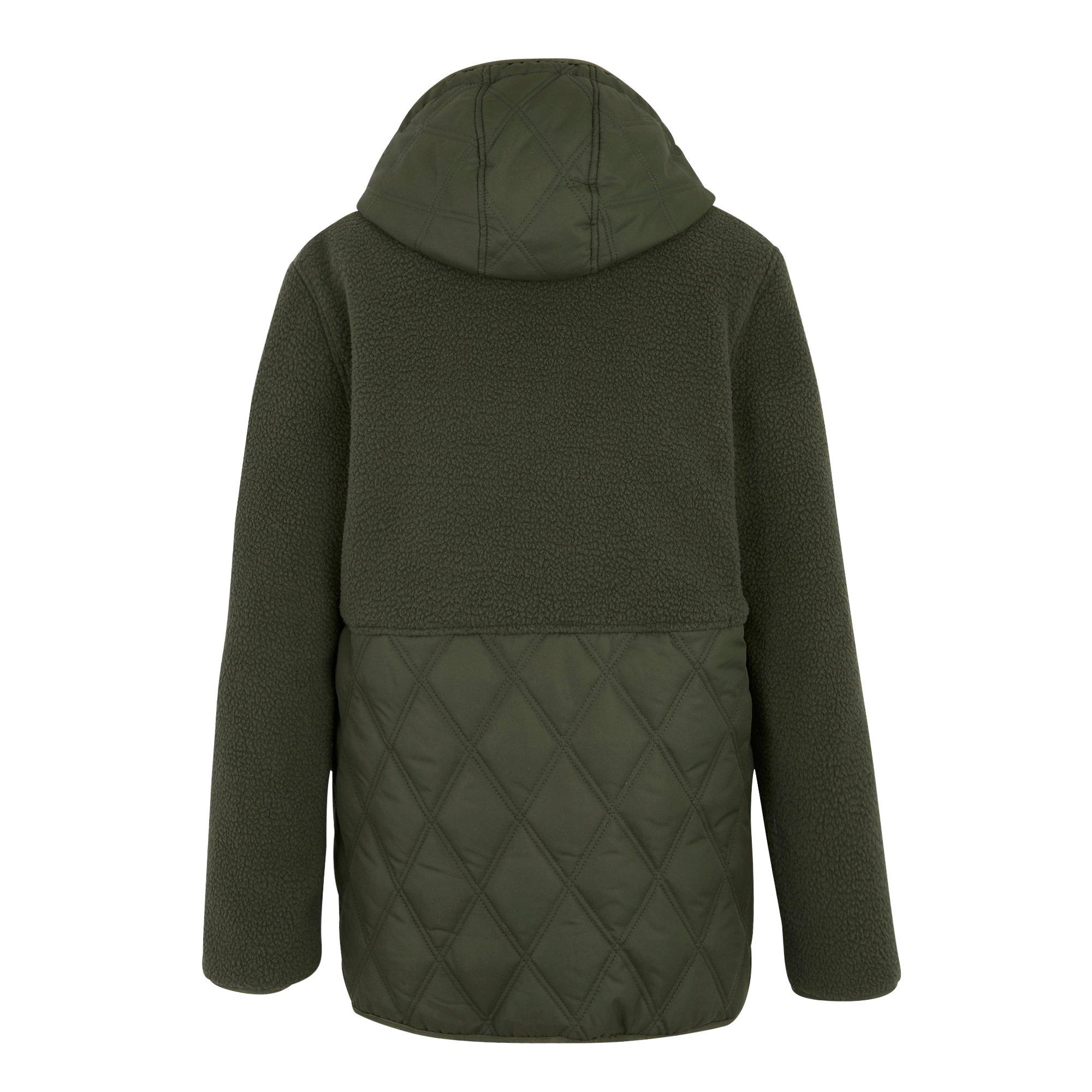 Khaki Green - Regatta - Women's Mikayla Water-Resistant Hooded Quilted Jacket - 8