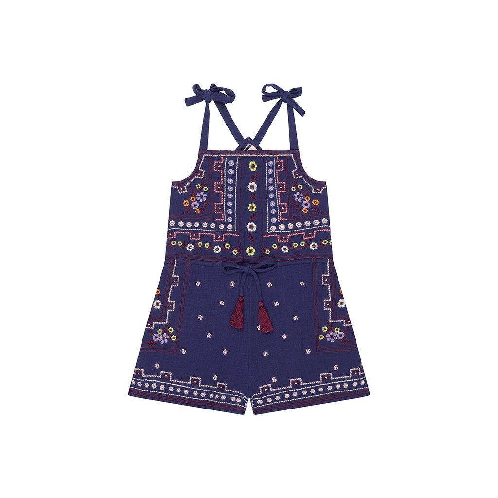 Navy - Raffya - Kids' Sailor Playsuit - 5