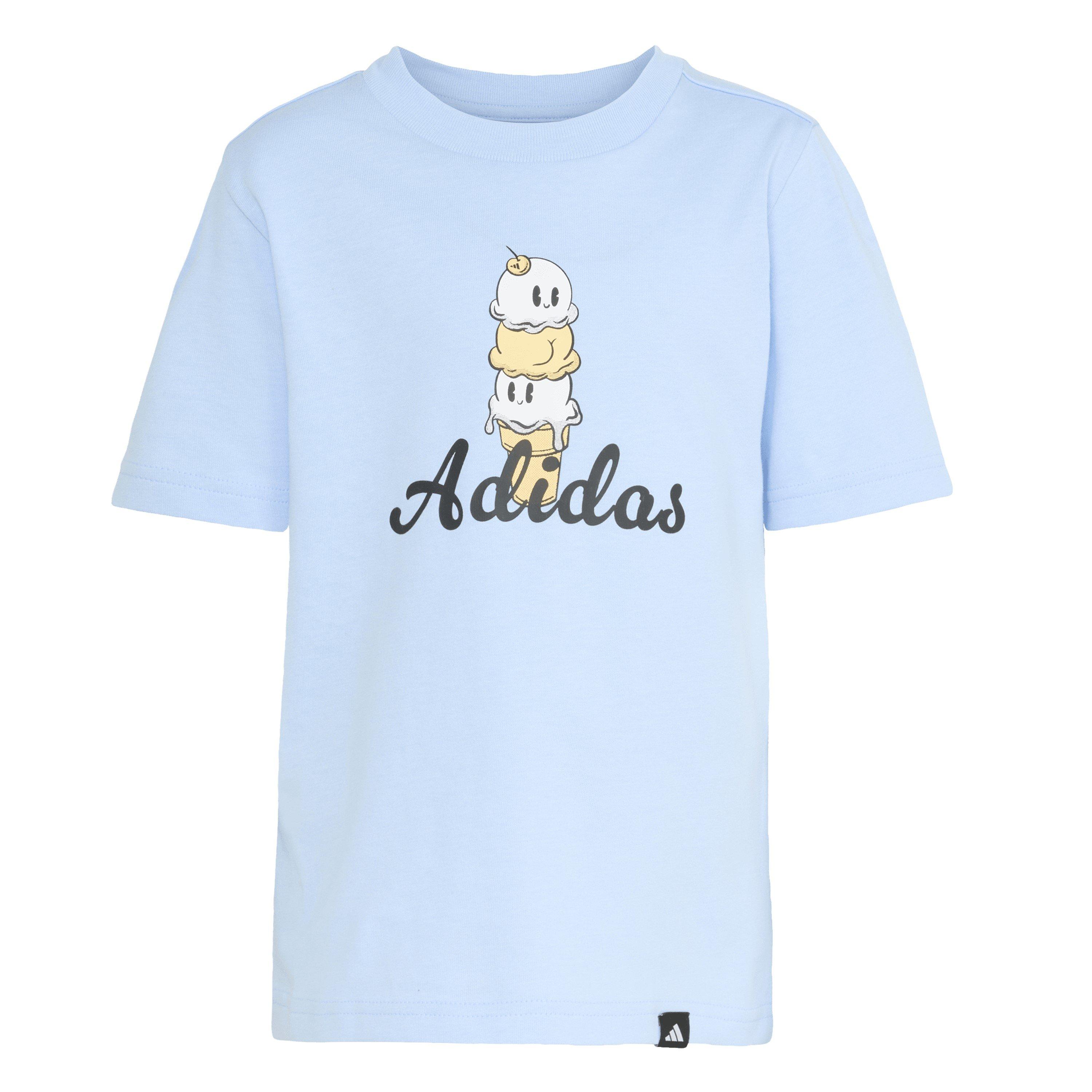 Blue - adidas - Unisex Kids' T-Shirt - 1