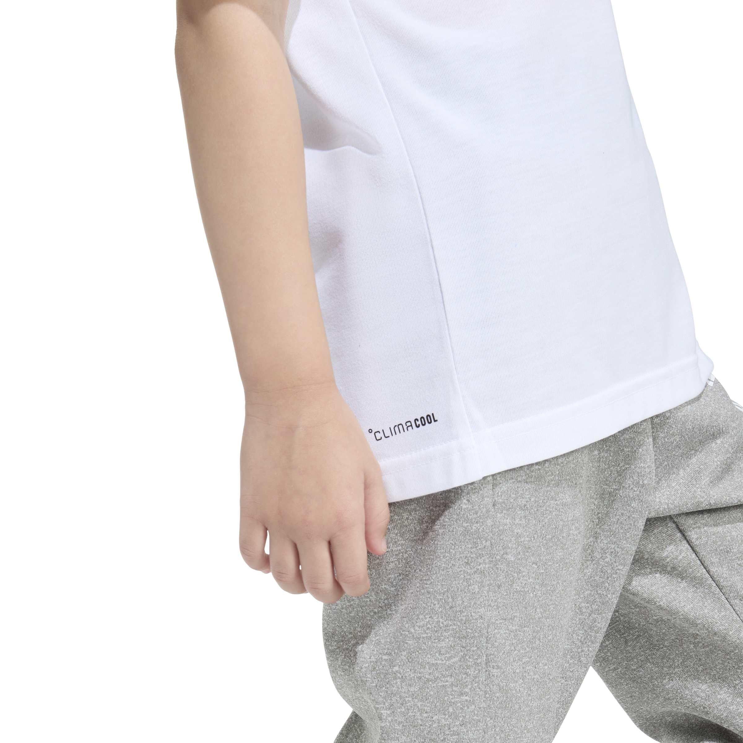 White - adidas - Kids' T-Shirt - 6