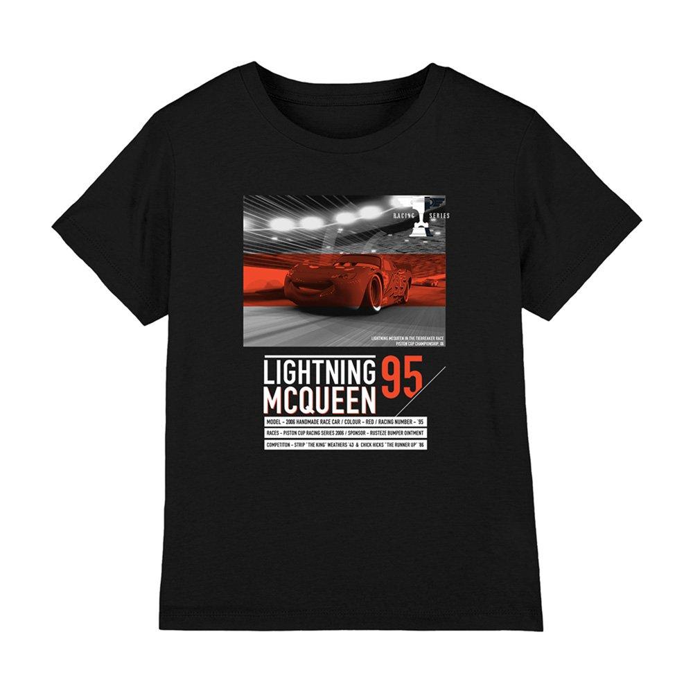 Black - Disney - Cars Lightning Mcqueen Speedway 95 Kids T-Shirt - 1