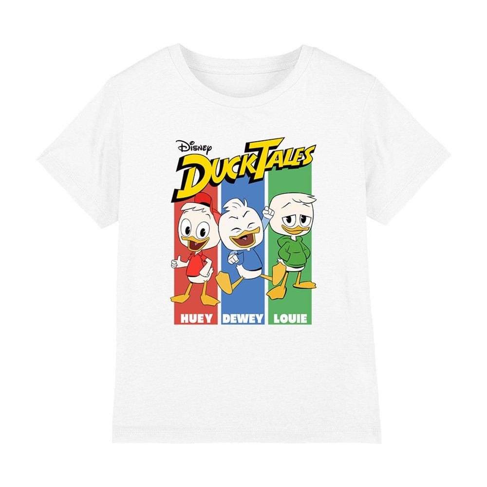 White - Disney - Huey Dewey And Louie Ducktales Kids T-Shirt Whit - 1