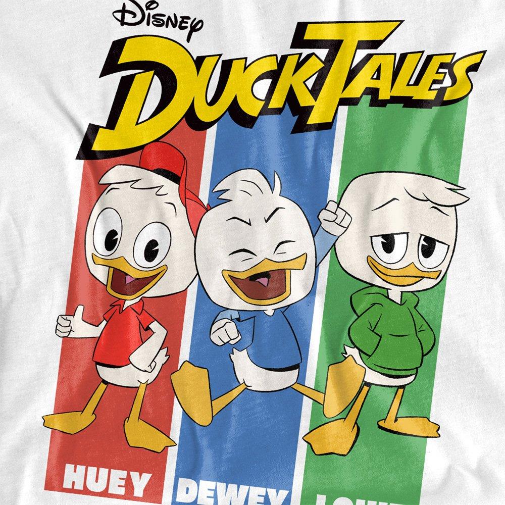 White - Disney - Huey Dewey And Louie Ducktales Kids T-Shirt Whit - 2