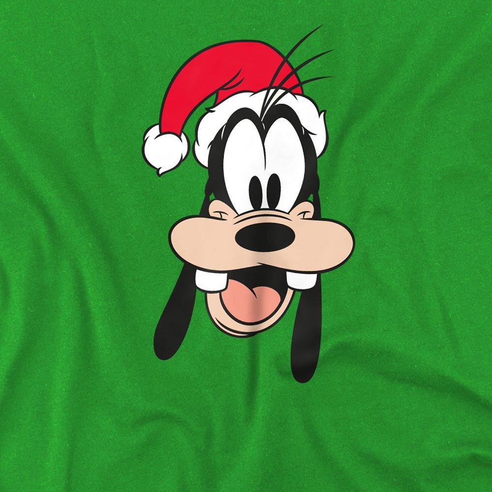 Green - Disney - Goofy Santa Hat Kids T-Shirt Kelly Green - 2