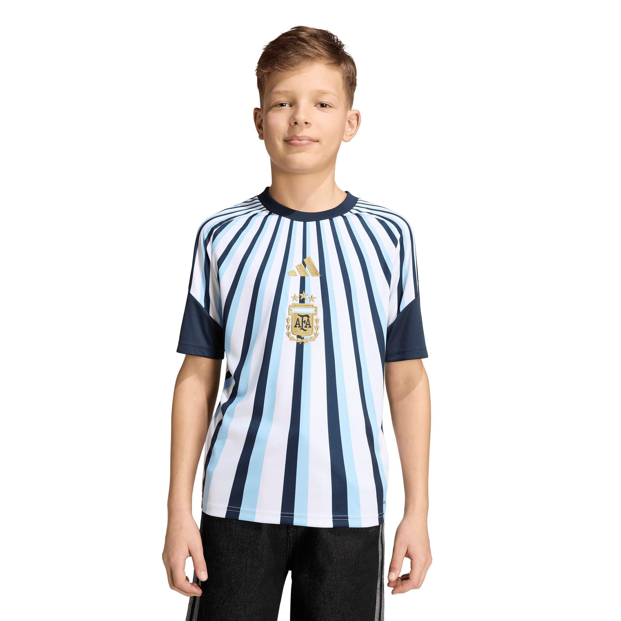 Weiß/Blau - adidas - Kids Argentina 2026 Prematch Kit - 5